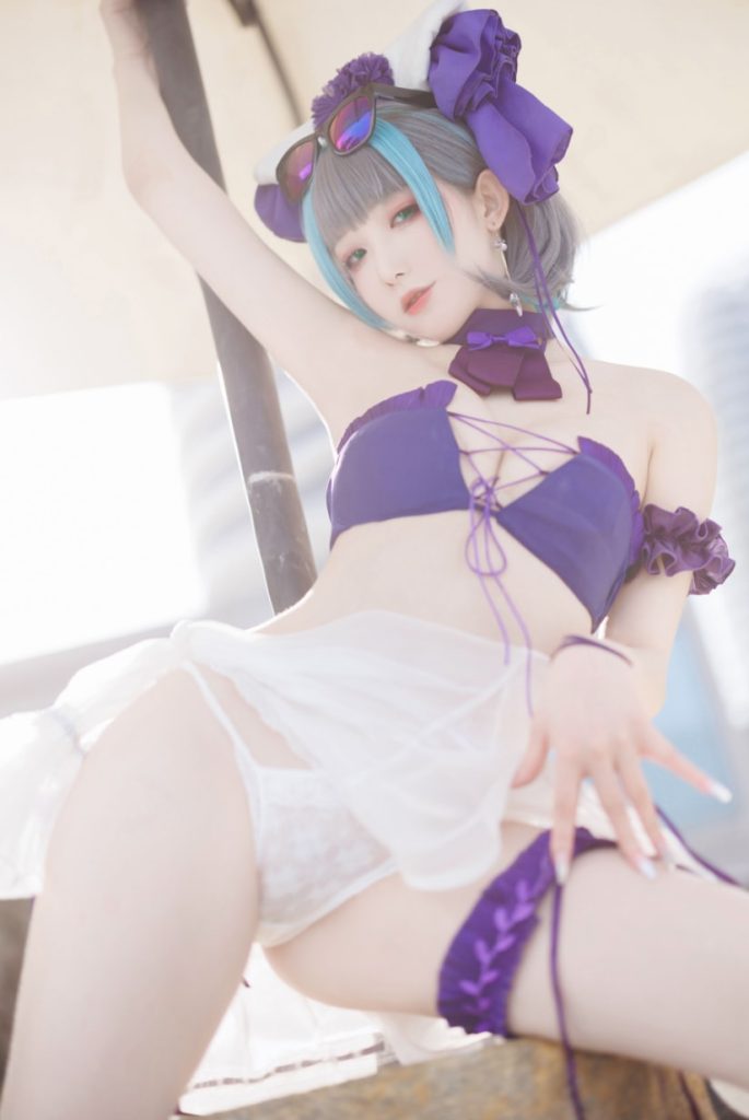 图片[1]-封疆疆v NO.50 柴郡泳装 [36P-171MB]-蜜桃啵啵