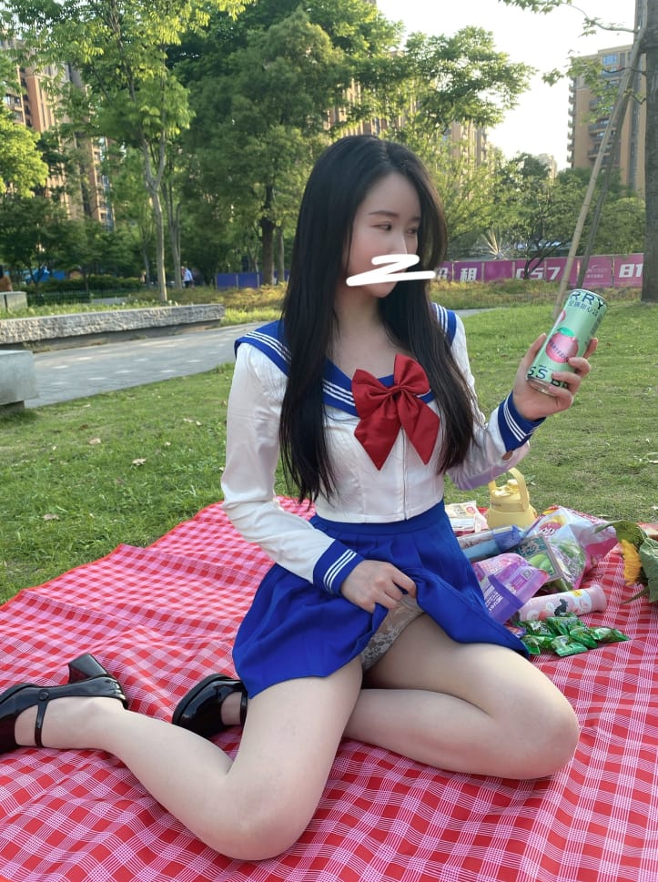 图片[2]-【微-密】July芝岚-户外野餐 [59P-89M]-蜜桃啵啵