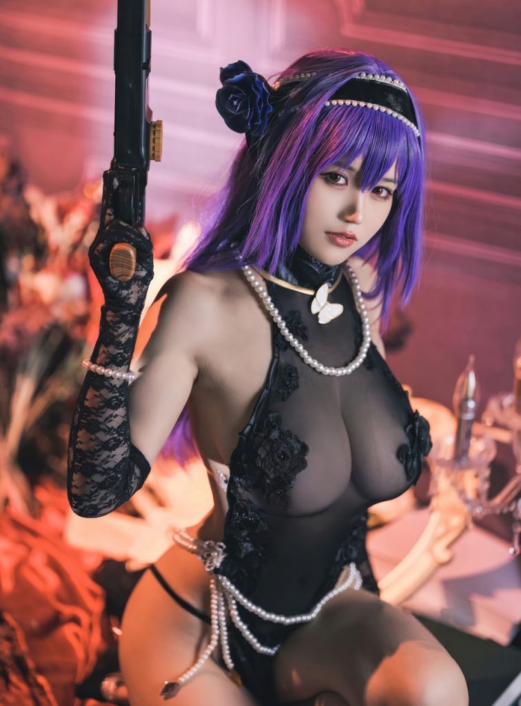 图片[1]-小仓千代w – NO.101 少女前线 ZB26 暗蔷摇曳[20P-80MB]-蜜桃啵啵