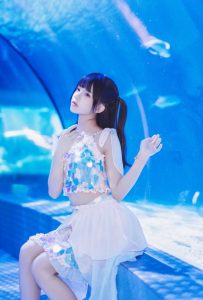 桜桃喵 – NO.204 水族馆 [15P-226MB]-蜜桃啵啵
