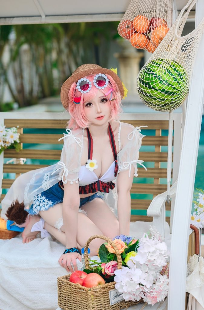 图片[1]-焖焖碳 NO.036 明日方舟 澄闪泳装 [22P-166MB]-蜜桃啵啵