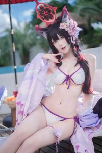 阿包也是兔娘 NO.107 蔚蓝档案 狐坂若藻 水着 [32P-187MB]VIP-蜜桃啵啵