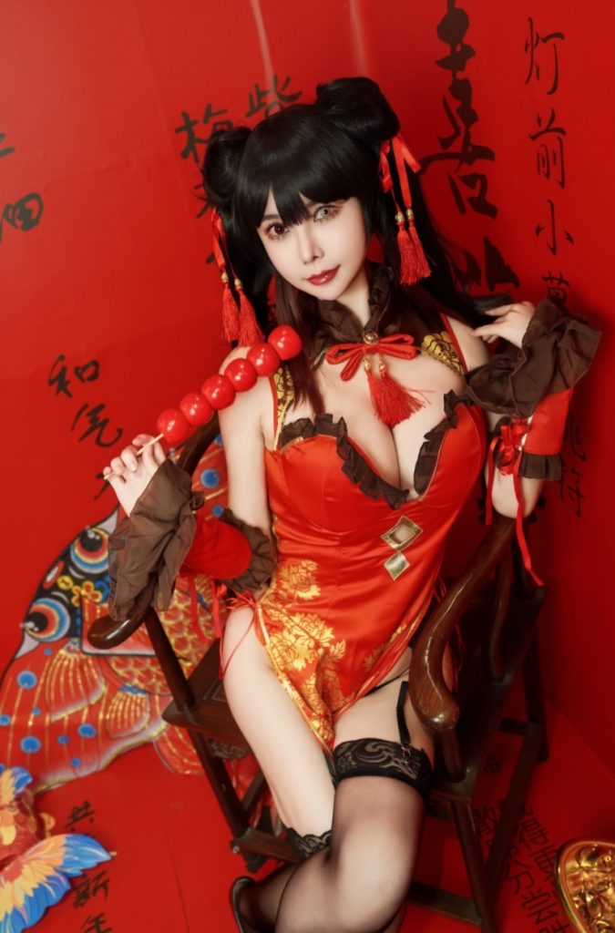 图片[1]-亚马逊鲶鱼 – NO.15 时崎狂三 旗袍[25P-379MB]-蜜桃啵啵