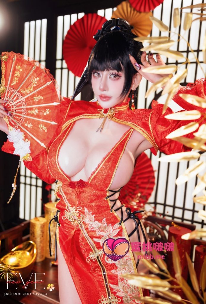 图片[2]-Byoru NO.279 Eve New Year Qipao [62P19V-2.47GB]VIP-蜜桃啵啵
